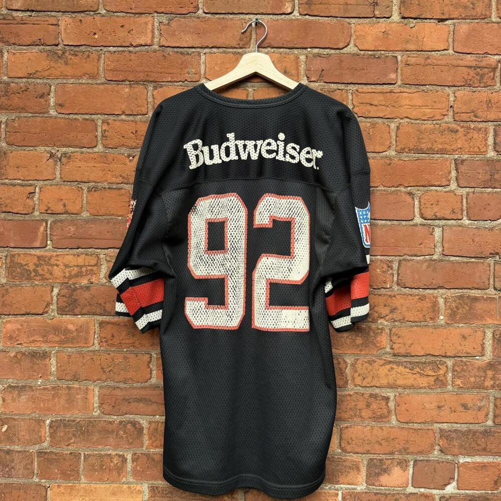 Vintage Budweiser nfl football jersey 90s XL - Picture 3 of 8